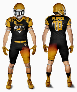 Precio de fábrica Uniformes de fútbol americano Logotipo personalizado Impreso Uniforme de fútbol americano transpirable de secado rápido Bajo MOQ - Product Image 3