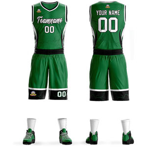 Ensemble de basket-ball de haute qualité pour adultes, jeunes et enfants, maillots et shorts de basket-ball, ensemble uniforme avec logo personnalisé - Product Image 4