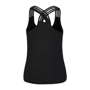 Camiseta sin mangas para mujer, 100% algodón, tejido ecológico, transpirable, de secado rápido, cuello alto, OEM, la más vendida, novedad de fábrica - Product Image 2