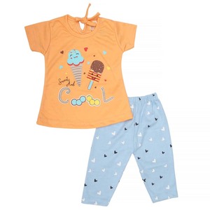 Traje de 2 piezas para niñas recién nacidas - Melocotón - Product Image 4