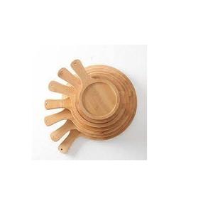 ถาดไม้พิซซ่า,ถาดเสิร์ฟอาหารในครัวเรือนสำหรับทำเค้กพิซซ่ากาแฟผลไม้ขนมขบเคี้ยวแบบตะวันตกสำหรับทำด้วยมือ - Product Image 5