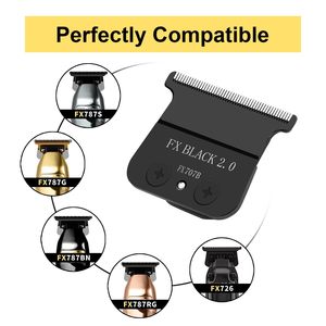 Tondeuse Professionnelle Rechargeable pour Barbier, Lame en Acier Inoxydable Réglable, USB/Électrique/à Piles, pour Usage Domestique (Prise US) - Product Image 2