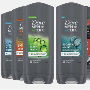 Dove Men+Care Gel de Ducha Micro Moisture para Cuerpo y Rostro, 1x, 3x o 6x 400ml - Product Image 1