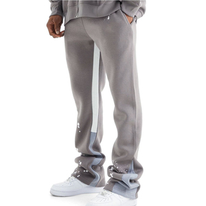 Nouvel arrivage de vêtements décontractés légers Pantalon évasé pour hommes Pantalon évasé de qualité supérieure avec logo personnalisé grande taille coupe ample pour hommes - Product Image 1