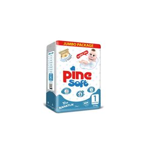 Couches jetables pour nouveau-nés (2-5 kg) - Imprimées en 3D, anti-fuites et absorption de surface sèche - 324 unités - Product Image 1