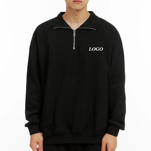 Sudadera para Hombre con Diseño de Logotipo Personalizado y Puños y Cintura Acanalados para un Ajuste Relajado, para Compradores Mayoristas, con Diseño de Mangas Largas - Product Image 1