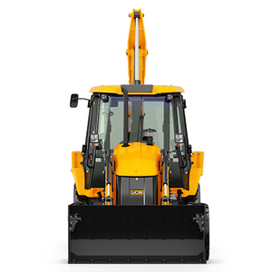 รถตักล้อยางดีเซล JCB สีเหลือง อุปกรณ์ก่อสร้างสำหรับงานหนัก - Product Image 4