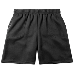 Nouvelle Arrivée Short de Sport Homme Uni Écologique 100% Coton Épais Molleton Français Respirant Imperméable Séchage Rapide Longueur Mi-Cuisse - Product Image 1