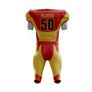 Uniformes de fútbol americano personalizados de alta calidad para hombres, ropa deportiva de poliéster de secado rápido, conjunto recién llegado, estilo transpirable - Product Image 3