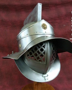Casco de gladiador Medieval de latón, armadura de recreación, Stock limitado, antiguo, para regalos - Product Image 2