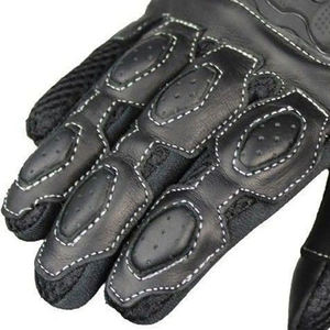 Gants de moto en cuir de course de haute qualité au design unique 2025, respirants, compatibles avec les écrans tactiles, évacuant l'humidité, fabriqués au Pakistan - Product Image 5