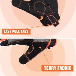 ถุงมือหนังสำหรับนักผจญเพลิงถุงมือสะท้อนแสงมองเห็นได้ชัด - Product Image 4