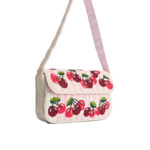 Sac à main unique en broderie perlée avec des perles de rocaille, sac à main brodé à la main orné de perles de rocaille - Product Image 1