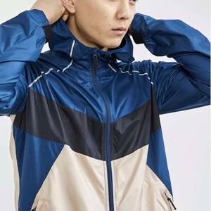 Ropa para Hombre, Chaqueta Impermeable Ligera para Hombre, Precio al por Mayor, Color Bloque, Nuevo Diseño, Estilo Poliéster Nailon, Estilo Urbano - Product Image 4