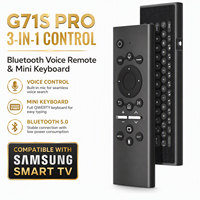 Remote Kontrol Suara G71S PRO BT Mini Keyboard Backlit Samsung TV Tipe-C Isi Ulang IR Learning Rolling Code 4 Tombol OEM ODM