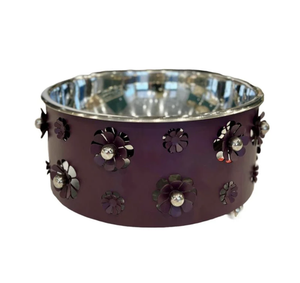 Juego de Soportes Metálicos de Lujo en Dos Tonos, Dorado Mate y Plateado, Forma Redonda, Tazón Desechable para Chocolates y Dátiles, para Regalos de Mesa - Product Image 5