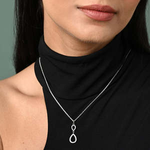 Pendentifs en argent sterling 925 de qualité supérieure pour femmes et filles, pendentif en forme de goutte d'eau pour les occasions de cadeaux - Product Image 3