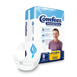 Comfees Baby Diapers Size 8 20pcs (x4) Disposable Eco-Friendly Diapers Newborn Diapers. Over 46 lbs - Product Image 4