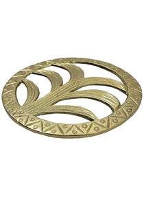 Salvamanteles de Metal de latón de aluminio y alta calidad de lujo, almohadilla de mesa con patrón cuadrado ligero, ollas calientes decorativas, sartenes, platos, alfombrillas - Product Image 6