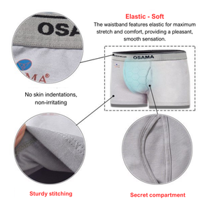 Calzoncillos bóxer personalizados de calidad superior para hombre, ropa interior de punto transpirable suave de algodón con logotipo fabricado Vinh Hung Vietnam para adultos - Product Image 5