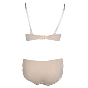 Ensemble soutien-gorge et culotte en mousse pour femme - Couleur chair - Product Image 2