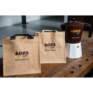 Bolsas de yute italiano de alta calidad hechas a mano Solución de compras al aire libre ecológica Sostenible y elegante - Product Image 1