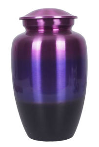 โกศบรรจุอัฐิเหล็กทำมือ พร้อมการเคลือบสีสามเฉด วัสดุโลหะสำหรับงานศพ คุณภาพสูง - Product Image 2