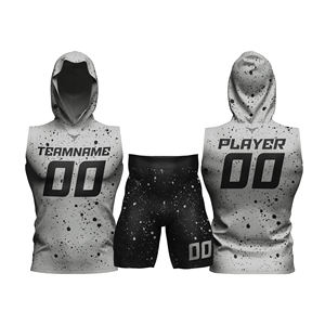 Ensemble de maillot de football personnalisé pour adultes 7 contre 7, maillot et short, tissu respirant et anti-transpiration - Product Image 3