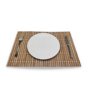 Hot Selling High Quality Modern Eco-Friendly Bamboo <b>Rectangle</b> Woven <b>Placemat</b> Non-Slip Anti-Hot Cup Coaster Handmade Pad - Product Image 4