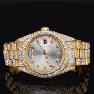 Moissanite Diamant Style Montre pour Hommes et Femmes Étanche Unisexe De Luxe Hip Hop Montre En Gros - Product Image 2