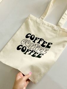 Sac fourre-tout en toile de coton écologique personnalisé de qualité supérieure Sac à provisions réutilisable avec logo imprimé - Product Image 2