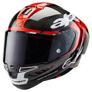 Casque de moto intégral en fibre de carbone authentique Alpinestars Supertech R10 Element - Toutes saisons - Product Image 3