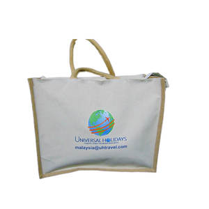 Bolsas de la compra de yute y lona ecológicas de la India disponibles a precios al por mayor - Product Image 1