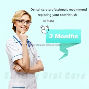 Sensitive Gum Care Round Toothbrush Head Refills Generic for Oral Bs Professional Clean Brush Heads Wholesale OEM Factory - Product Image 6