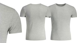 Qualité supérieure Hommes Ras Du Cou T-Shirt Solide Teint Tricoté Vêtements D'été Broderie Usine En Gros Promotions Bas Prix - Product Image 6