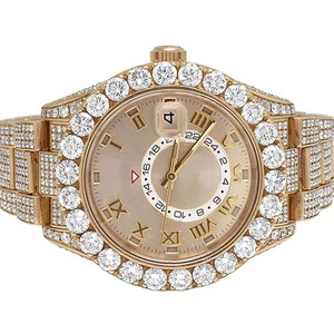 นาฬิกาประดับเพชรธรรมชาติสไตล์แฟชั่นคลาสสิกสำหรับผู้ชายได้รับการรับรองจาก Gia - Product Image 2