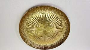 Tazón de mesa de decoración de mesa de Metal de Color dorado para el hogar, Hotel y cocina, diseño de hojas, bandeja de Metal para mesa, forma personalizada - Product Image 5