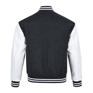 Vente en gros de vestes universitaires pour hommes vestes Letterman patchs de broderie de baseball personnalisés blouson aviateur Letterman Varsity - Product Image 3
