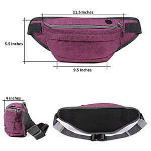 Venta al por mayor logotipo personalizado riñonera de lona unisex hombro ajustable ropa deportiva de viaje con diseño de moda bolsas de raqueta unisex - Product Image 2