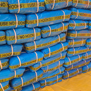 Tissu personnalisable de bâche de PE dans l'orange argentée blanche bleue-selon les exigences de client - Product Image 1