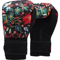RECIENTE RCB 223 Premium Custom 14oz 16oz Metálico Cuero de vaca Dedo completo Sparring Guantes Cordones Muñeca Color Bordado Boxeo