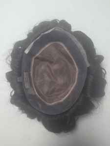 Autrichien Taz Hair Bangladesh Perruque de toupet de cheveux humains mono de qualité supérieure avec corps naturel et styles de vagues profondes Prothesis - Product Image 4