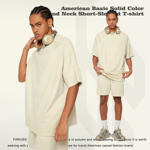 Toda la venta Street Wear Y2k 100% algodón hombres camisetas logotipo personalizado pesado camiseta de gran tamaño camiseta para hombres - Product Image 4