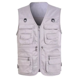 Vente en gros 100% polyester Gilet souple d'hiver pour hommes en maille polaire personnalisée Vêtements de sécurité coupe-vent - Product Image 4