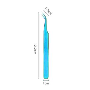 Pinzas profesionales de acero inoxidable sin óxido, pinzas personalizadas para pestañas, herramientas para pestañas y pestañas voluminosas - Product Image 6