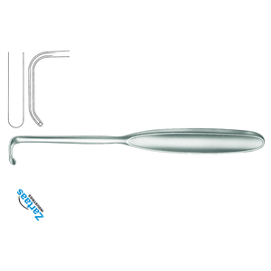 Retractor Lahey de Acero Inoxidable de Alta Calidad, 28x6 mm, Longitud 21 cm, Fabricante y Exportador de Instrumentos Quirúrgicos - Product Image 4