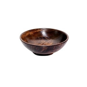 Bol de service en bois de Sheesham vintage fait main, écologique, design personnalisé, décoration multifonctionnelle pour la cuisine et la table, cadeau - Product Image 1