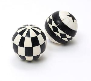 Boules décoratives en os incrusté, disponibles dans toutes les tailles et couleurs, décoration intérieure, artisanat en os, artisanat indien - Product Image 6