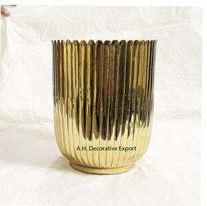 Seau à glace en aluminium vintage fait à la main Refroidisseur de vin élégant pour les fêtes Nouveaux articles faits à la main Bacs à boissons - Product Image 2