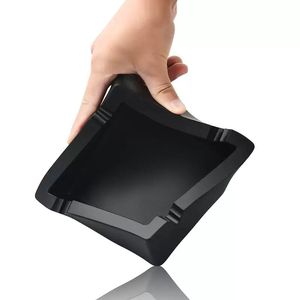 Cenicero de Silicona Cuadrado Irrompible e Impermeable para Exteriores, Patio o Decoración del Hogar, Práctico Cenicero de Viaje para Cigarros - Product Image 6